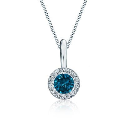 Diamond Colored Stone Pendant