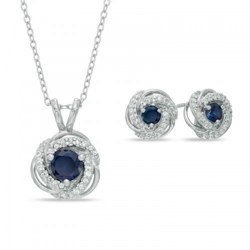 Diamond Pendant Set