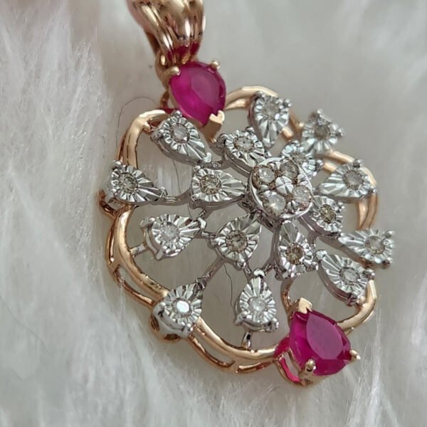 Diamond Pendant Set