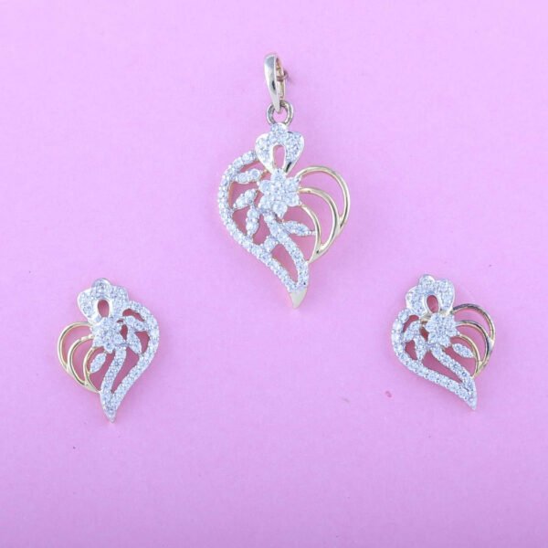 Diamond Pendant Set