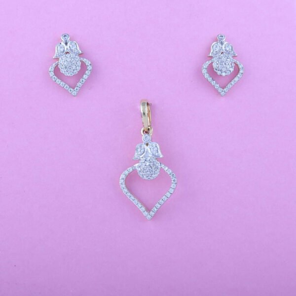 Diamond Pendant Set
