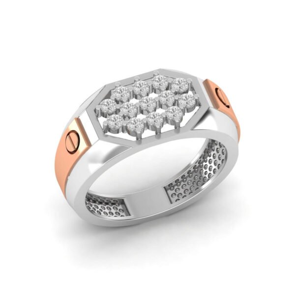 Diamond Gents Ring